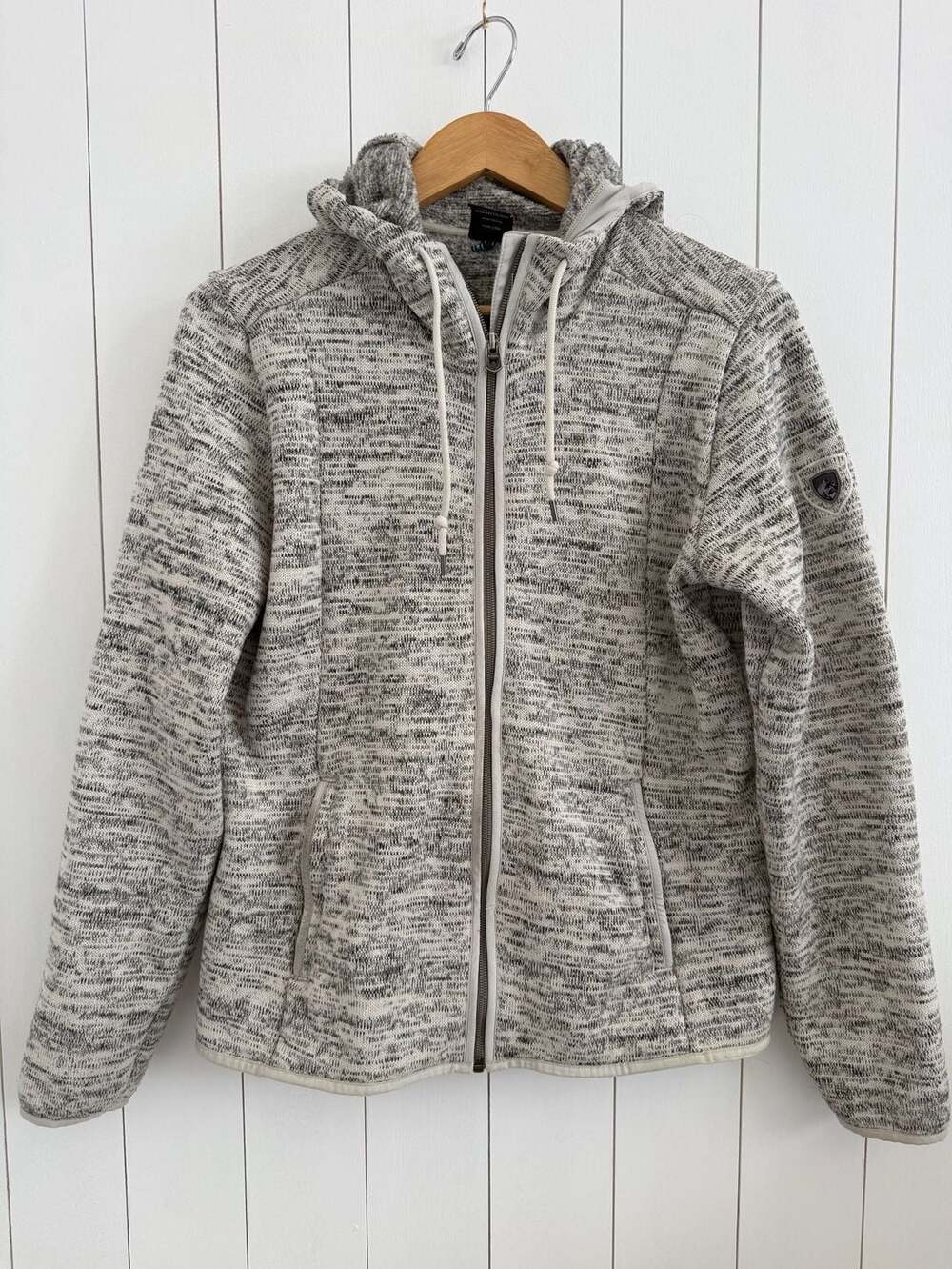 Kuhl Ascendyr Hoody Women's Medium Gray Full Zip Fleece Jacket